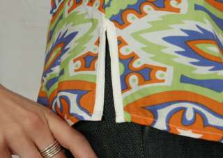   paisley print silk tunic $ 249 retail value free domestic shipping