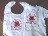 Personalized Babys 1st First Birthday Bib/Shirt Elmo  