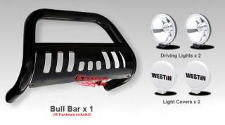 Combo99 04 F250/F350 SD Bull Bar Black+Westin Light  