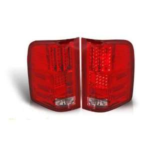  Chevy Silverado Led Tail Light   Red / Clear Performance 