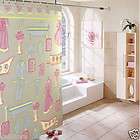 NEW Bath Bathroom Elegant Clothes Pattern PEVA Shower Curtain  