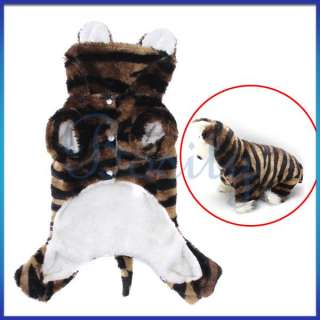 Pet Dog Cute Animal Clothes Coat Hoodie Jumpsuit Party Favor Apparel 