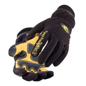  Black Stallion Fuzzy Hand Max2 Gloves   LARGE