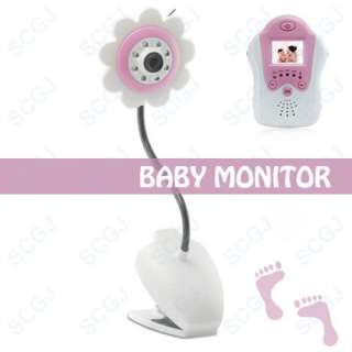 LCD 4CH Digital Baby Monitor 2.4GHz Wireless Camera Video Audio 