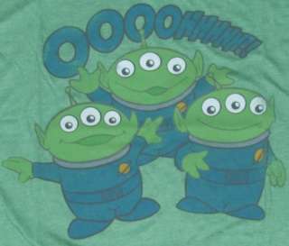Disney TOY STORY Aliens LGM T Shirt Mens Size LARGE L Distressed Tee 