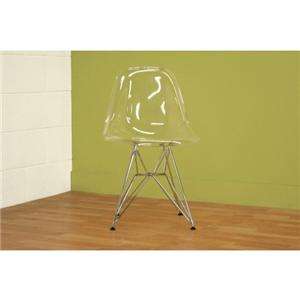 Acrylic clear eiffel dining office chair modern new  