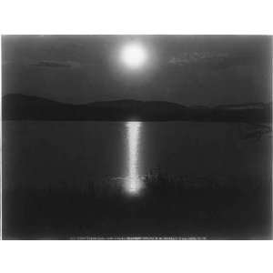  Little Tupper Lake,Adirondacks,c1888,New York,N.Y.,moon 