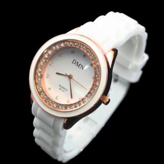 Fashion Ladies Womens Silicone Jelly Quartz Wrist Watch Watches 7 