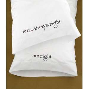  Mr & Mrs Right Pillowcases 