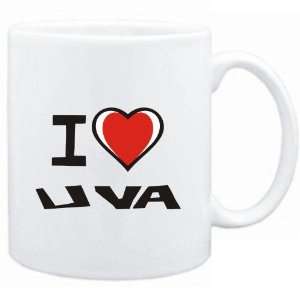  Mug White I love Uva  Cities