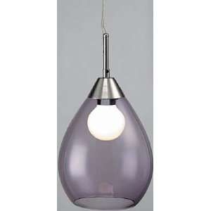  Henge Pendant Lamp With Purple Glass Shade