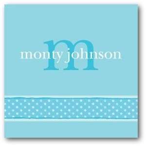  Custom Gift Tag Stickers   Initial Moments Sky By Studio 