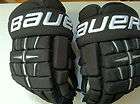 Bauer 4 roll hockey gloves GREEN Sizes 12, 13, 14 Shamrocks LOOK 