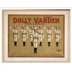   presents Dolly Varden the musical delicacy wit