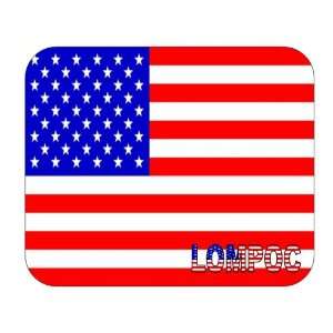  US Flag   Lompoc, California (CA) Mouse Pad Everything 