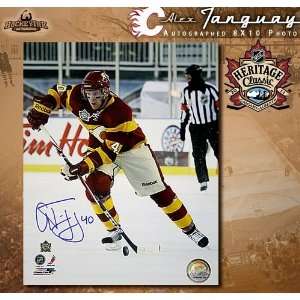  Alex Tanguay Heritage Classic Autographed/Hand Signed 8 x 