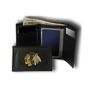  Chicago Blackhawks Embroidered Tri Fold Wallet Catalog 