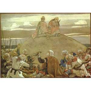   Victor Vasnetsov   24 x 18 inches   Funeral Feast f