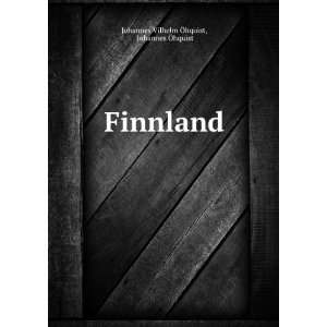    Finnland Johannes Ã hquist Johannes Vilhelm Ã hquist Books