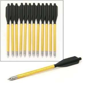 Set of 12 Aluminum Arrows for Crossbow 