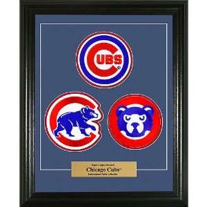  Highland Mint Chicago Cubs Framed Patch Collection Sports 