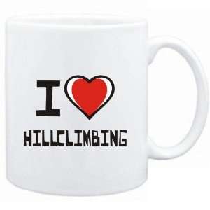  Mug White I love Hillclimbing  Sports