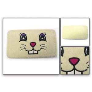 Hinge Wallet   Furry Bunny   White Rabbit Face Lady