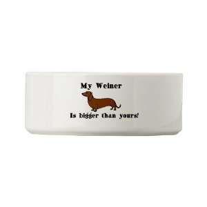  My Weiner Dachshund Small Pet Bowl by  Pet 