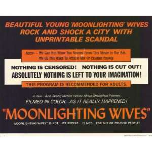  Moonlighting Wives   Movie Poster   11 x 17