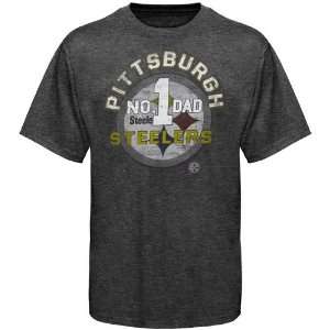  Pittsburgh Steelers Dads Momentous Pride Heathered T 