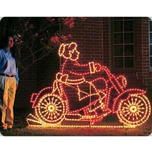  Holiday Lighting Specialists Mrs Claus on Motorcycle Light Display 