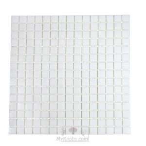  Molto Mosaico Glass Mosaic Tile 3/4 x 3/4   White Sand 