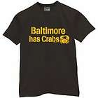   HAS CRABS t shirt steelers jersey pittsburgh funny polamalu troy rude
