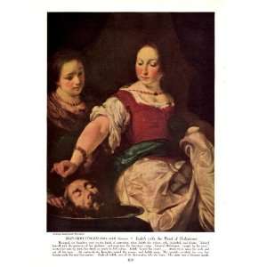 1948 Judith with the Head of Holofernes   Bernardo Strozzi Masterpiece 