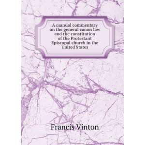  church in the United States Francis Vinton  Books