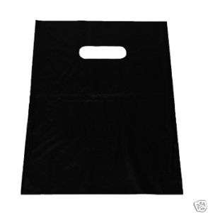 CB1518B MERCHANDISE BAG SHOPPING BAG   15X18X5 BLACK  