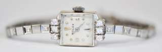 Lovely Vintage Womens Rolex Diamond Bezel Add A Diamond Bracelet 14k 