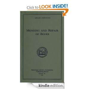 Mending and Repair of Books Margaret Wright Brown  Kindle 