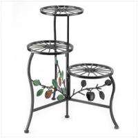 Metal Plant Stand Planter Cart Basket Staircase Bicycle Tiered Flower 