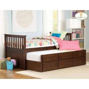  Twin/Twin Trundle Bed of Zachary Collection by Homelegance 