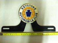 Vintage Keystone Pa Automobile Club License Plate Topper  