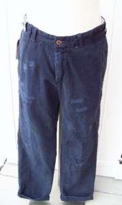 Ralph Lauren Mens polo mended navy pants 38 32 $145 nwt  