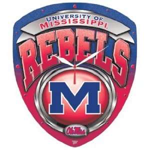  NCAA Ole Miss Rebels High Definition Clock