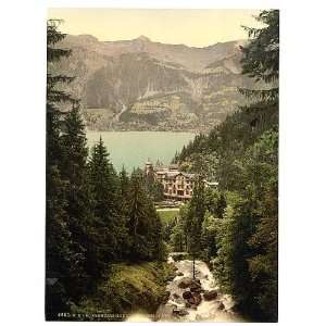    Brienz Lake,Hotel Giessbach,Bern,Switzerland,c1895