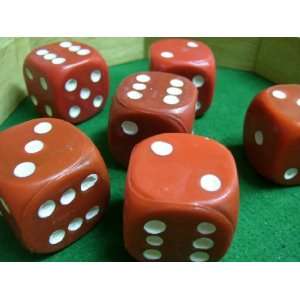  Giant Red 6 Sided Dice Toys & Games
