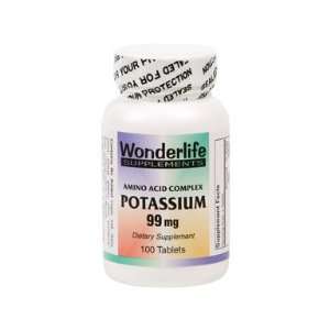  Potassium, Amino Acid Complex, 99mg 100 Tablets Health 