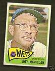Roy McMillan New York Mets 1965 Topps Ca