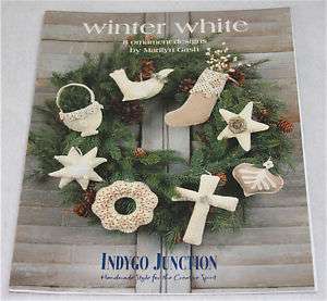 Indygo Junction   Winter White Ornaments   IJ1073 729266010737  
