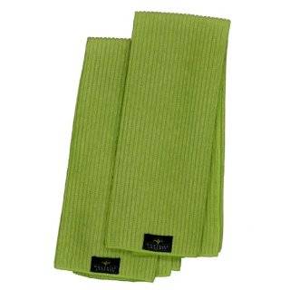 Microfiber Pearl Weave Kitchen Towels (2 Pack, Lime Green)