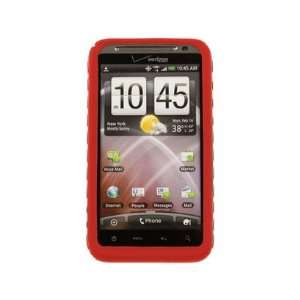  Red Hybrid Protector Case For HTC ThunderBolt Cell Phones 